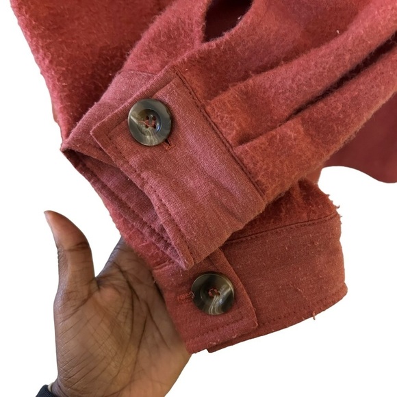 Shacket Womens Large Boho Lightweight Casual Oversized Cozy Trendy - Picture 8 of 10